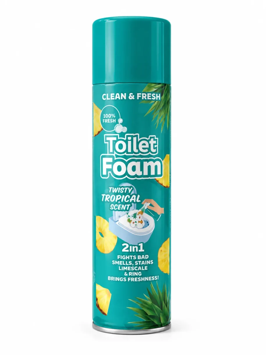 Pianka Pianka do Czyszczenia Toalet Clean & Fresh Tropical 2w1