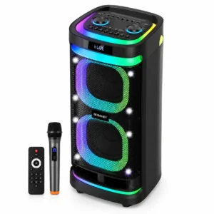 Głośnik Bluetooth 2x8 BOSSNEY BS-P8640MBA z oświetleniem RGB