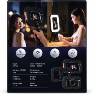 Lampa pierścieniowa LED YM-300 do telefonu