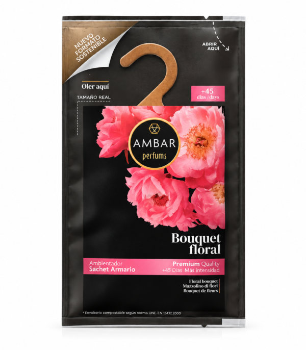 Zapach Saszetka zapachowa do szafy Bouquet Floral 13 g AMBAR Perfums